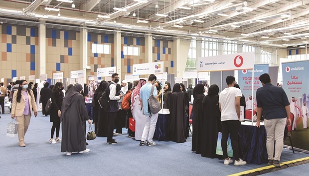 Vodafone Qatar spokespeople were on hand at the three-day event to speak to attendees and give them more insight on the Vodafone brand, different career opportunities at the company, as well as its graduate programmes.