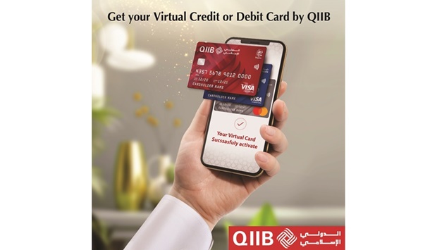 All Customers can apply for their virtual debit or credit card via QIIB Mobile and Internet Banking by following simple steps