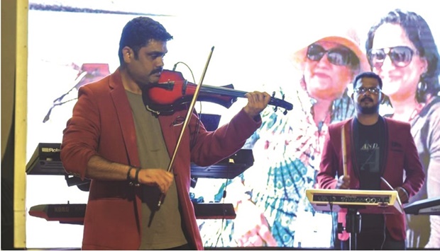 Musical performances serenade the audience at the festival.