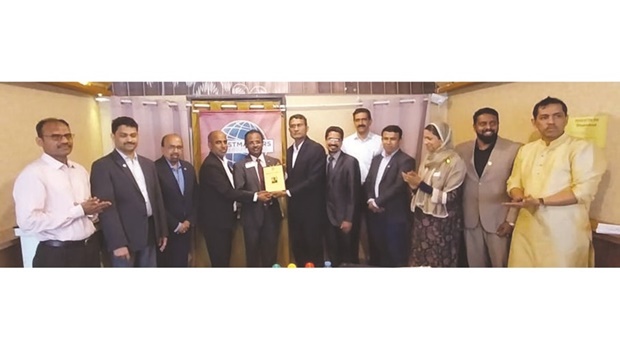 A farewell meeting was organised by Mindtune Waves Toastmasters Club in honour of past district director Raghavan Menon who is leaving Qatar for good.