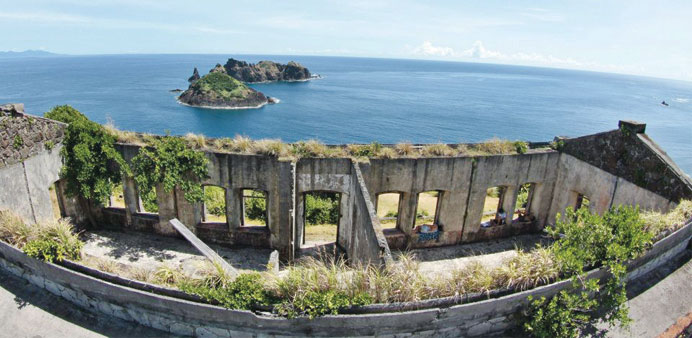 A view from the Palaui Island.