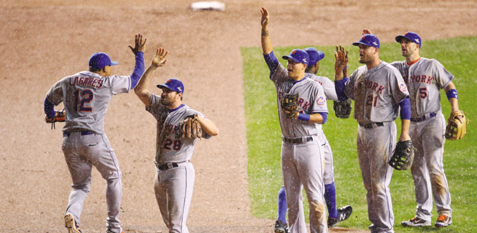 Murphy, Mets beat Cubs 5-2 for commanding 3-0 lead in NLCS