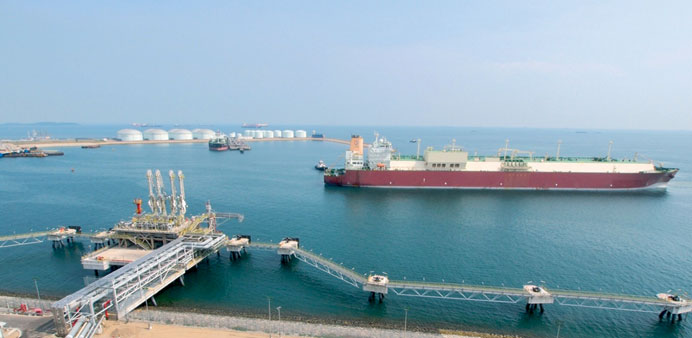 u201cUmm Slalu201d at the Jurong Island LNG terminal in Singapore.