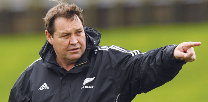 All Blacks head coach Steve Hansen