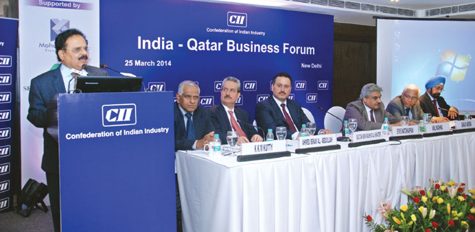 Dignitaries at the India-Qatar Business Forum