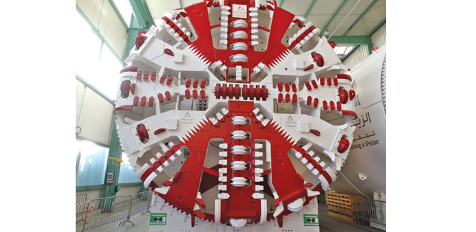 The tunnel boring machine