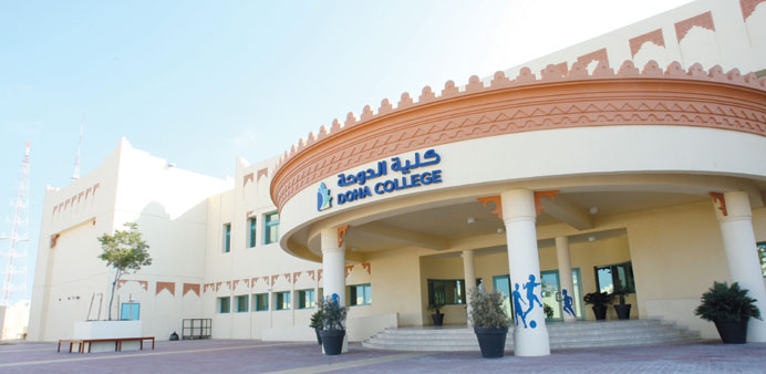 The Doha College campus in West Bay. 