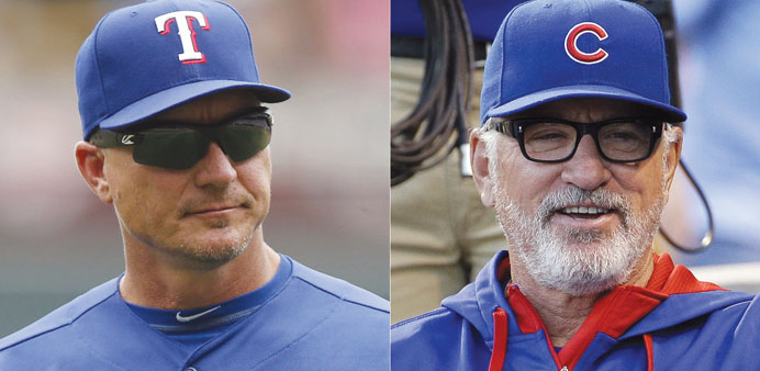 Cubs' Joe Maddon and Rangers' Jeff Banister Win Manager Awards